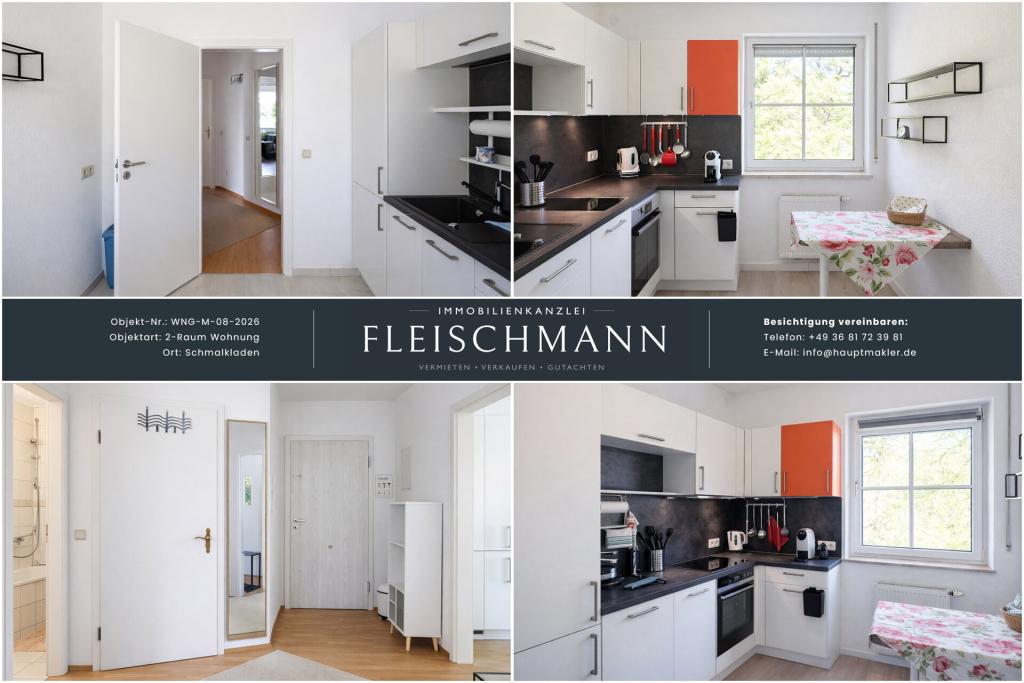 Einziehen, wohlfühlen, durchstarten – Ihre neue 2-Zimmer-Wohnung mit Balkon in Suhl! - Foto 2