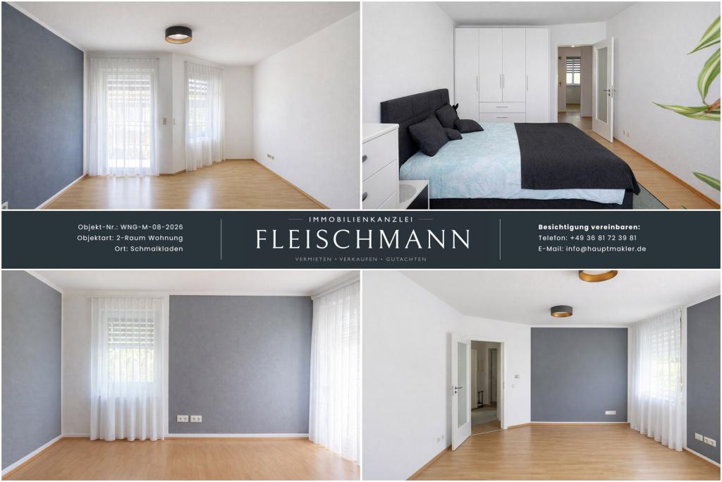 Einziehen, wohlfühlen, durchstarten – Ihre neue 2-Zimmer-Wohnung mit Balkon in Suhl! - Foto 5