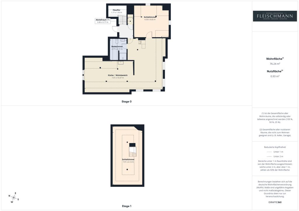 IHR NEUES ZUHAUSE AUF ZWEI EBENEN 3-Zimmer-Maisonettewohnung mit Garten und Stellplatz - Foto 4