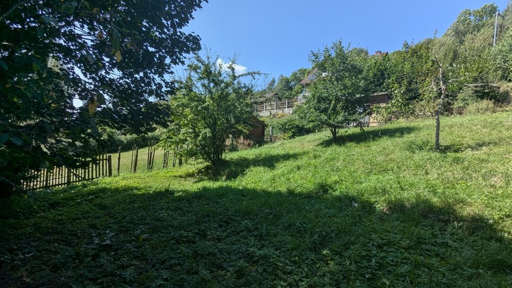 Blick auf das Grundstück