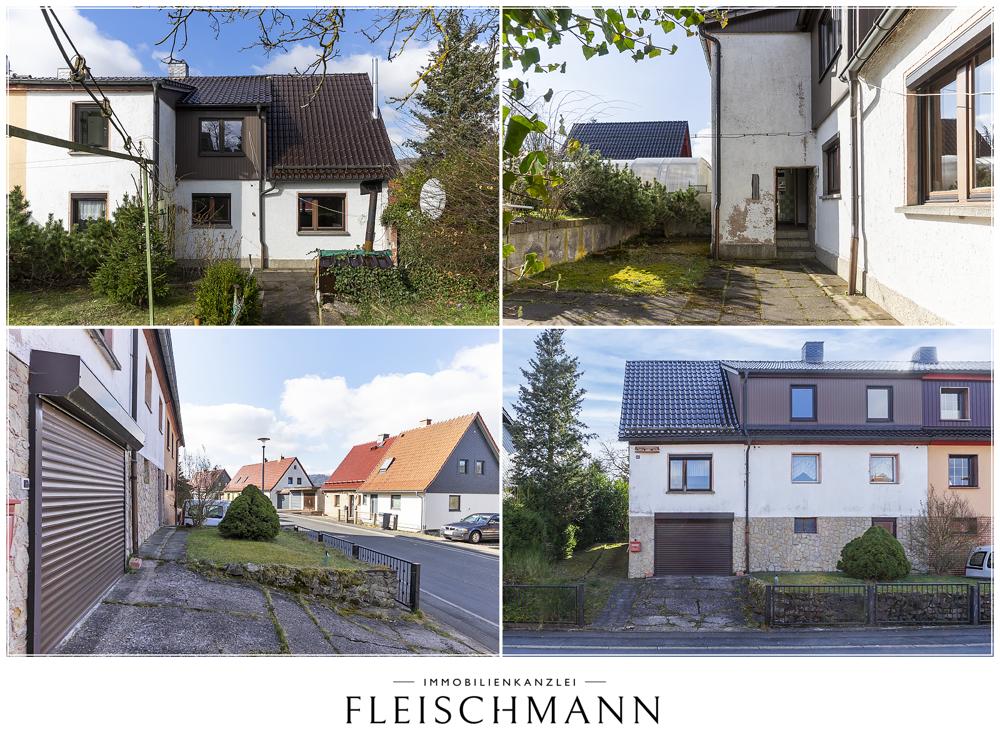 Haus-Straßenansicht