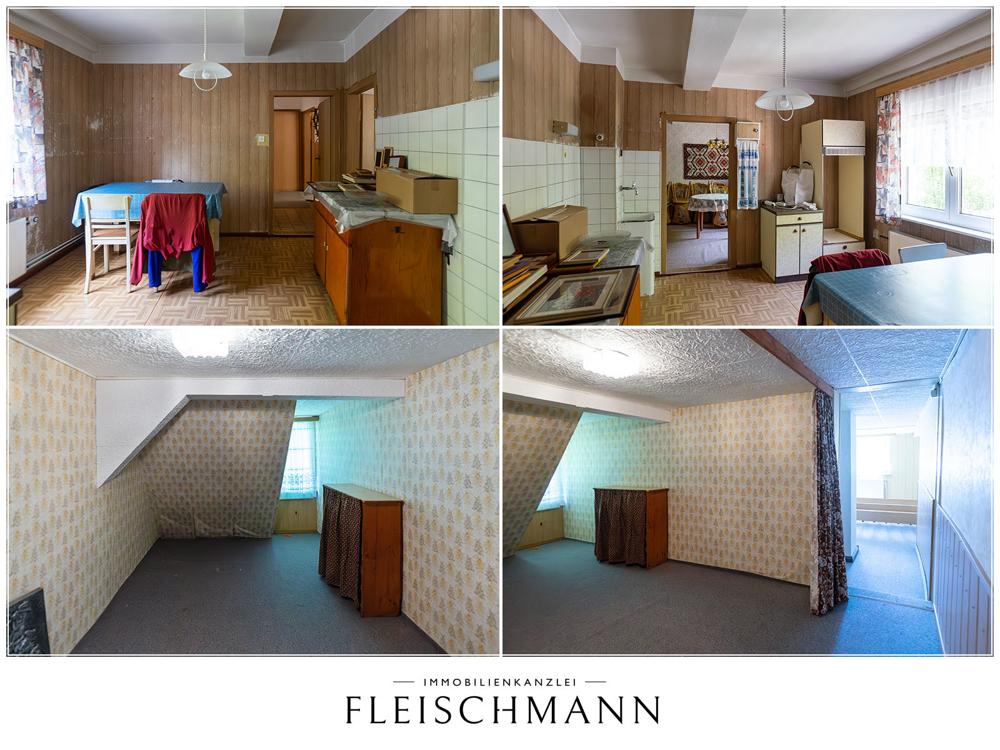Küche und weitere Zimmer