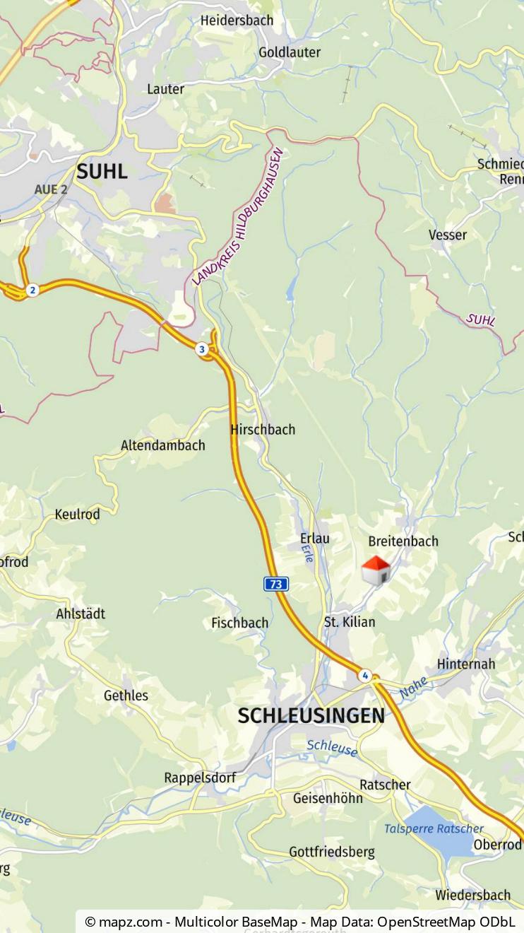 Geolyzer Kartenausschnitt