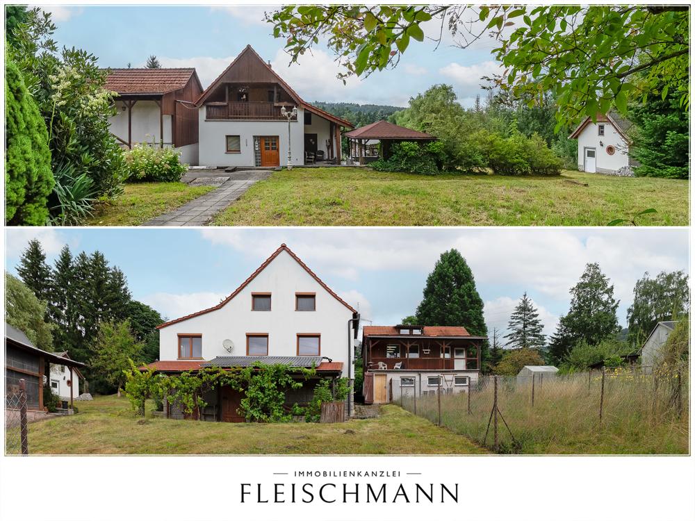 Vorder und Rückansicht Wohnhaus