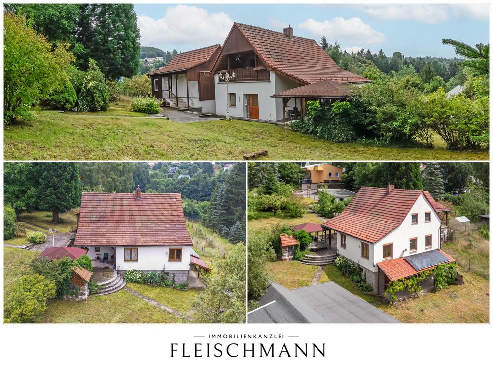 Gesamtansicht Wohnhaus und Nebengebäude