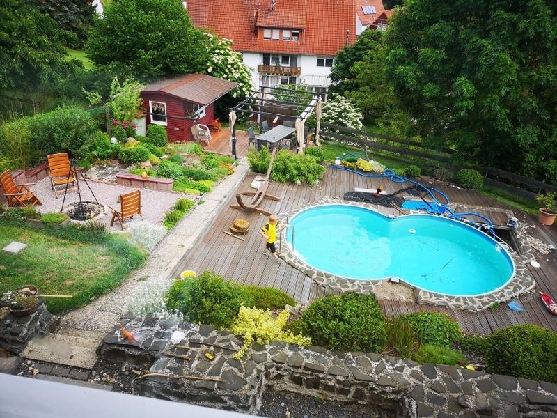 Garten und Pool