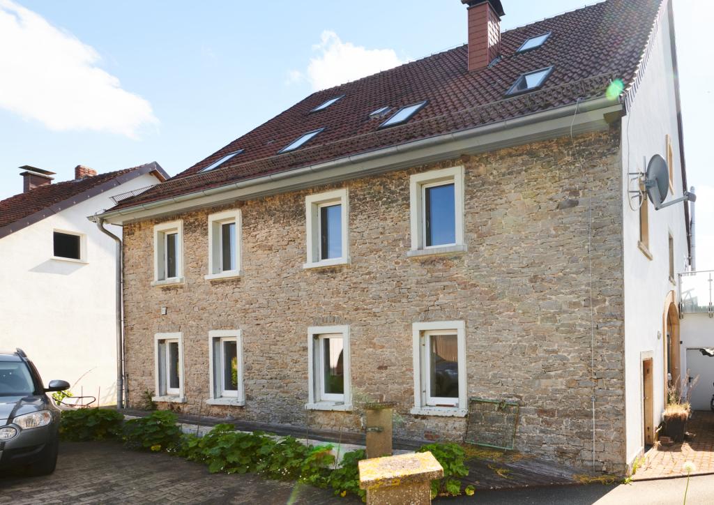 Die Hinteransicht des Hauses