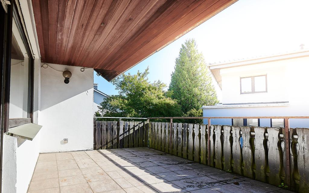 Der Balkon am Schlafzimmer