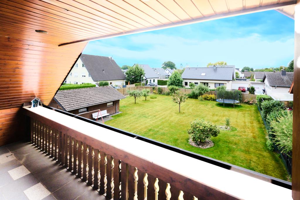 Blick vom Balkon