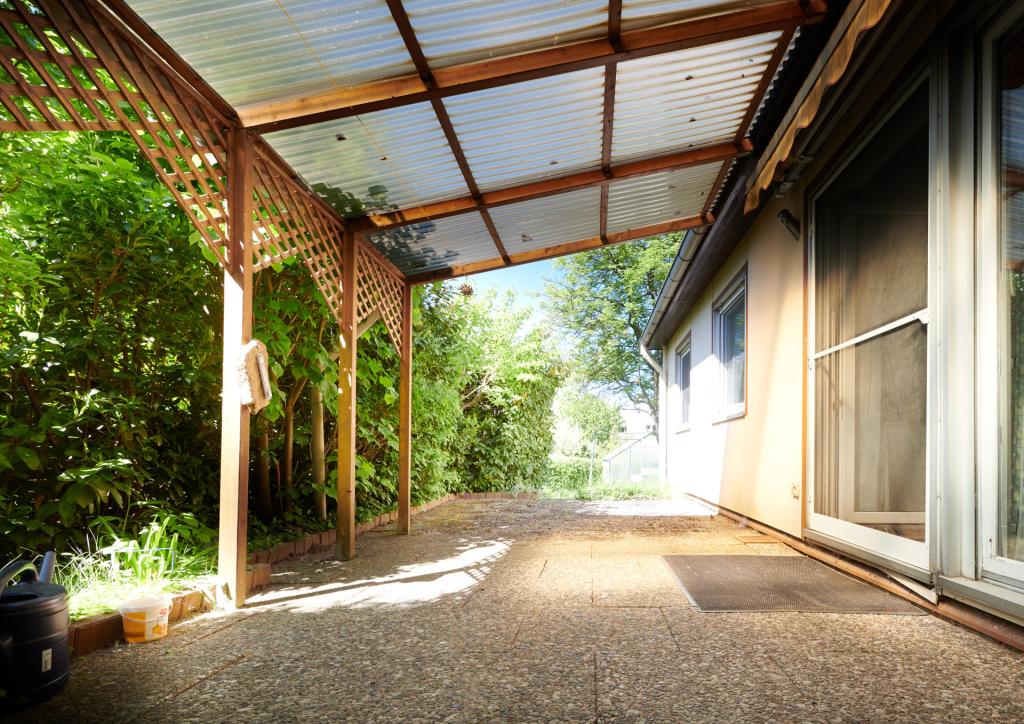 Überdachung der Terrasse
