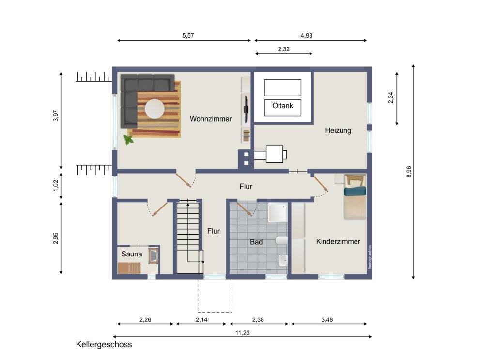Grundriss Kellergeschoss