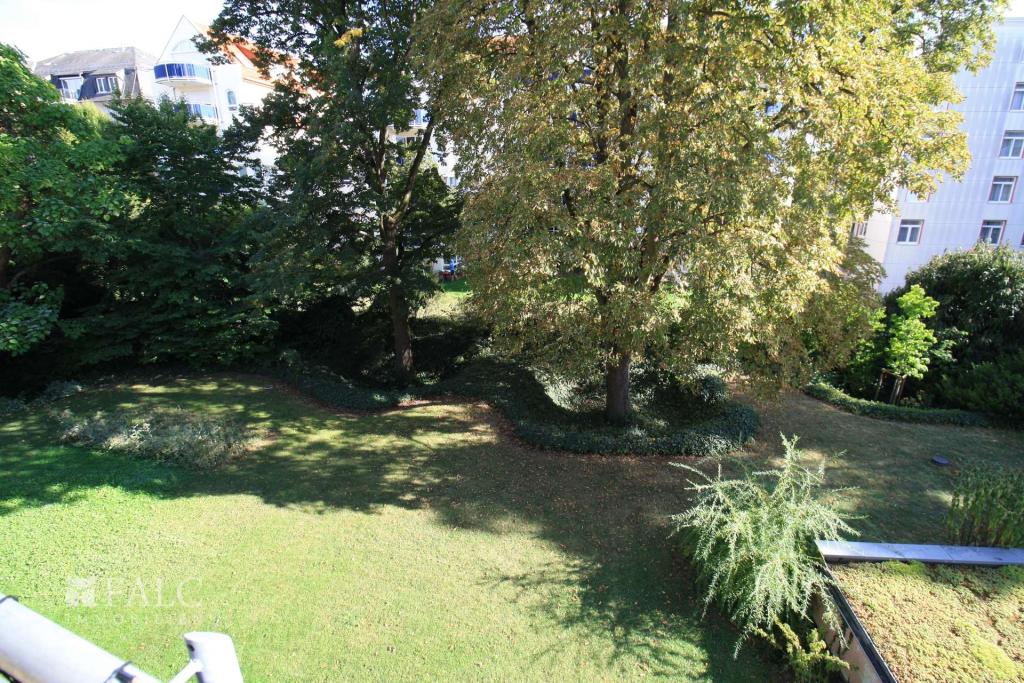 Aussicht vom Balkon