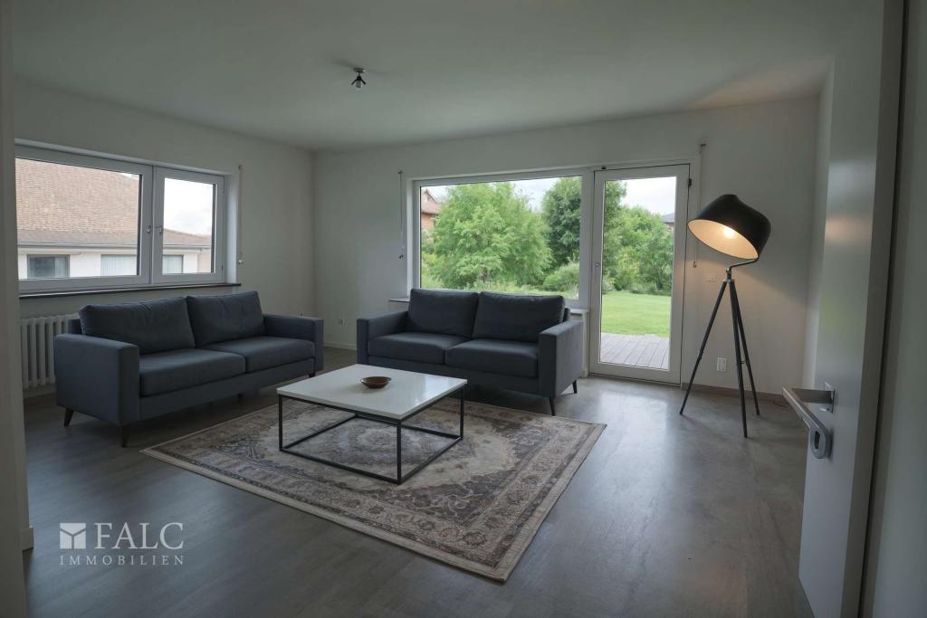 Wohnzimmer digital bearbeitet