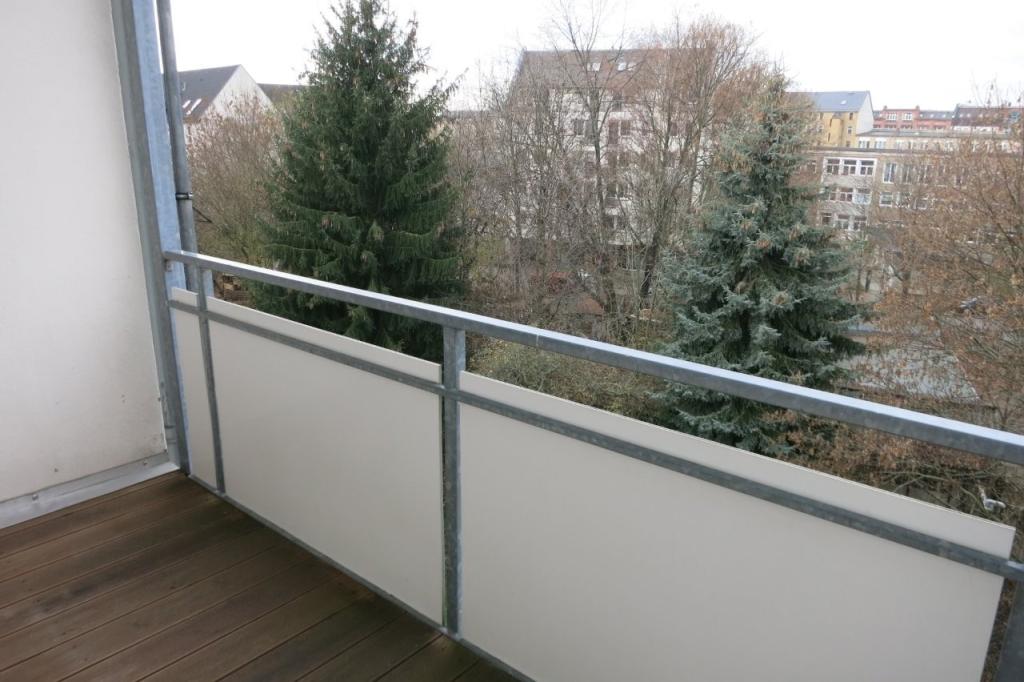 Blick vom Balkon