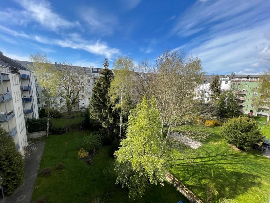 Ausblick vom Balkon