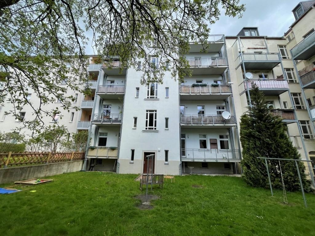 Balkone auf der Gartenseite