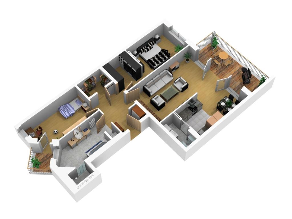 Schöne 3-Zimmer-Wohnung mit Balkon im 1.OG -Neubau-Tiefgarage Fahrstuhl- - Photo 2