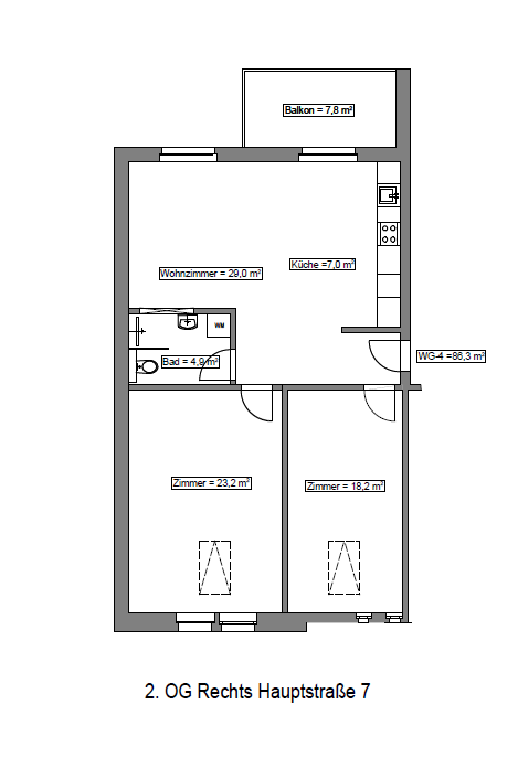 Historischer Charme trifft modernen Wohnkomfort – Dachgeschosswohnung mit Balkon - Photo 3