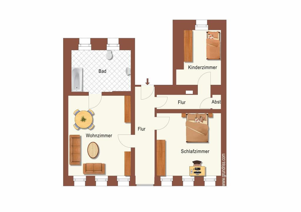 Modern ausgestattete 3-Zimmer-Wohnung in Mittweida! - Photo 4