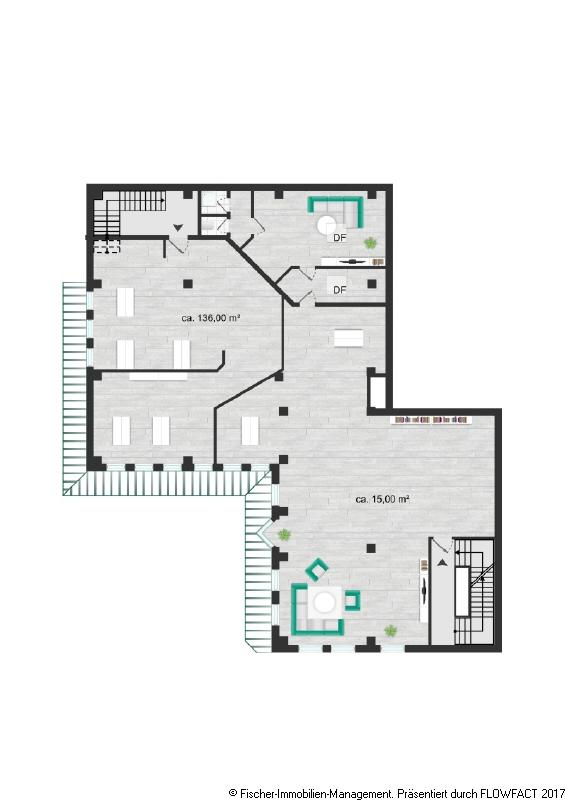 Grundriss Büro