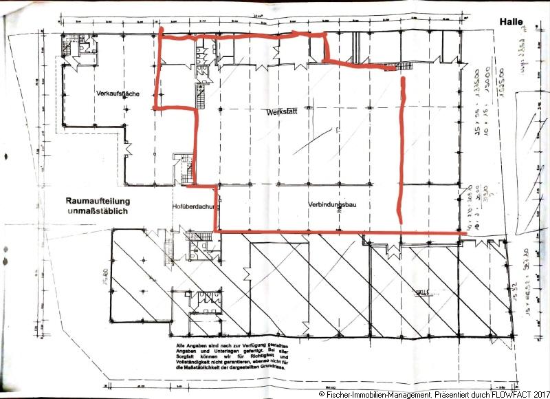Grundriss Halle 2