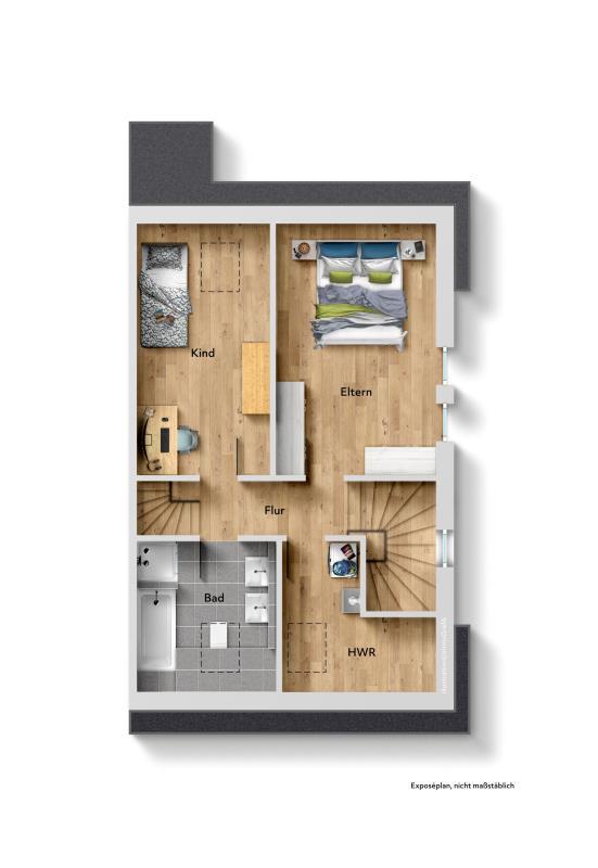 Grundriss Dachgeschoss