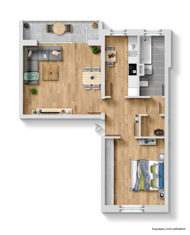 Grundriss Wohnung