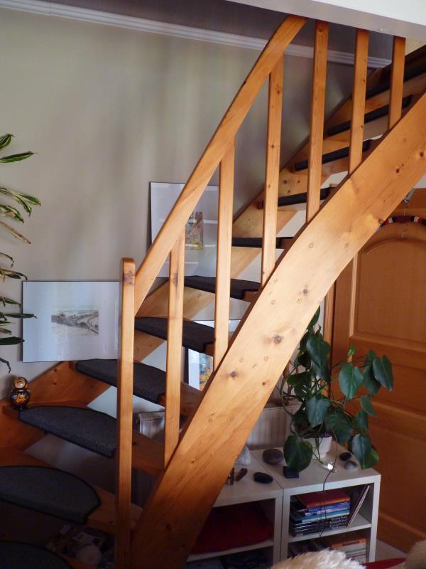 Treppe zum Dachgeschoß