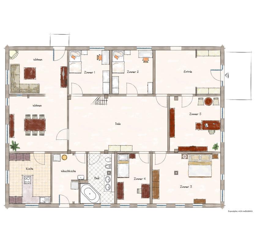 Grundriss Haus 1
