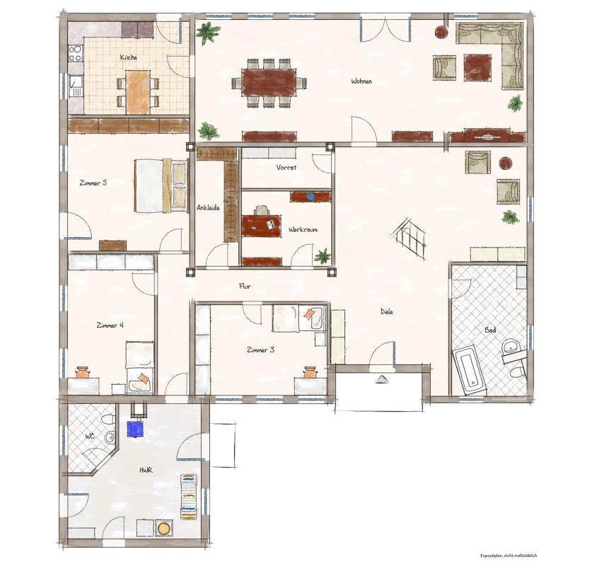 Grundriss Haus 2