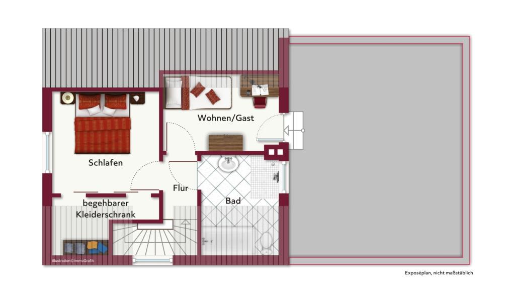 Grundriss Dachgeschoss