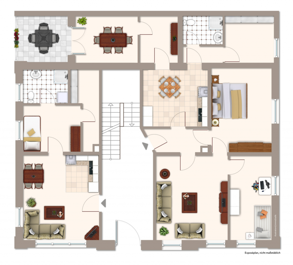 Mehrfamilienhaus EG (Whg. 1 und 2)