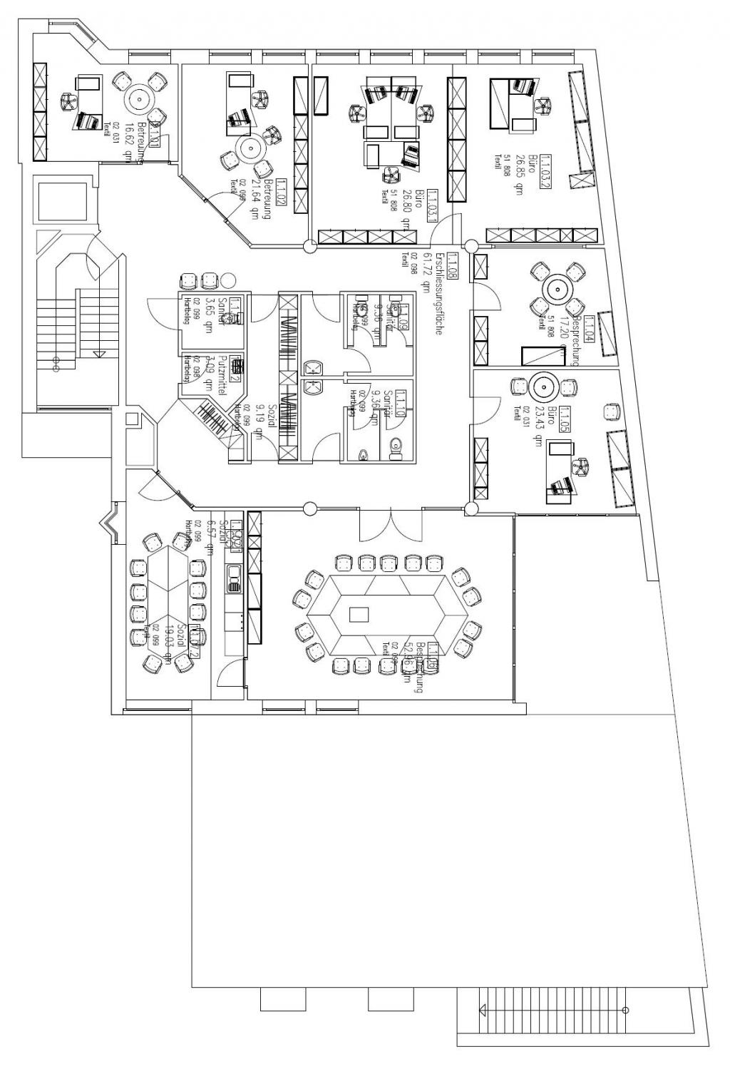 Grundriss 1. Obergeschoss