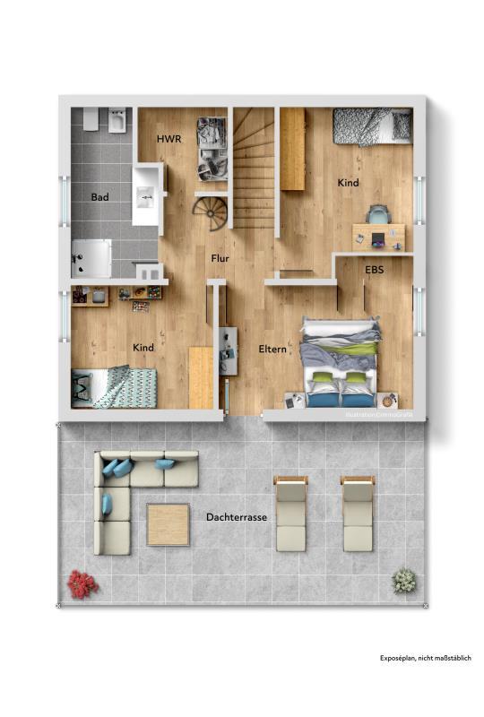 Grundriss Dachgeschoss