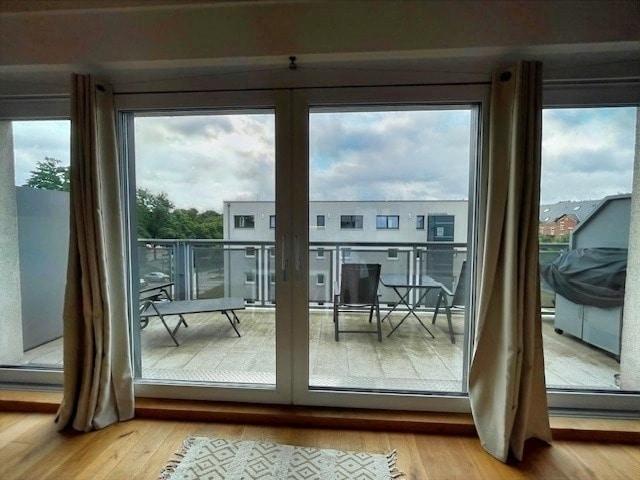 Blick auf den Balkon