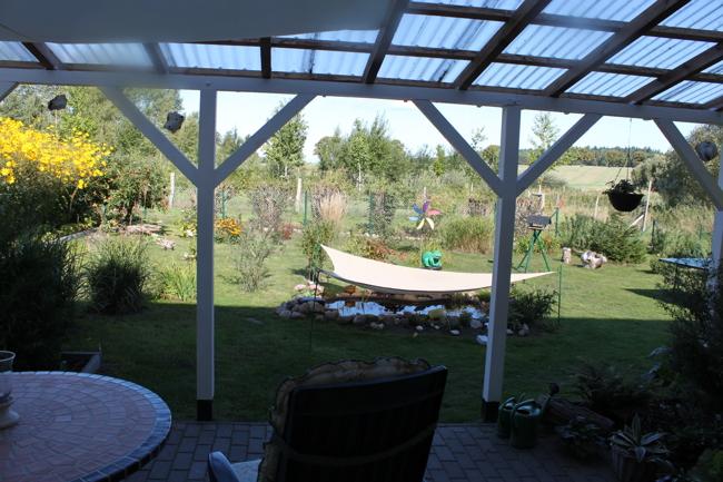Überdachte Terrasse