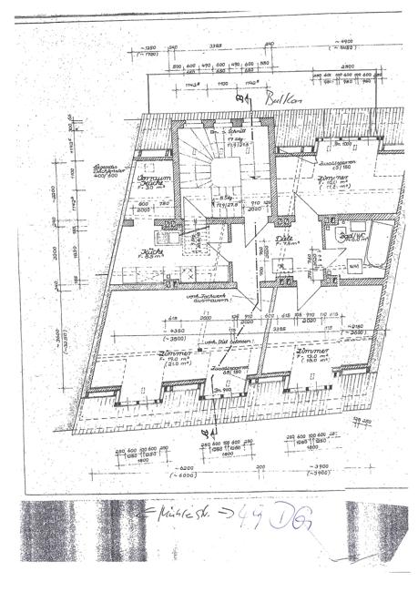 Interessante Dreizimmer-Dachgeschosswohnung mit Balkon in der Altstadt von Stralsund zu vermieten. - Foto 3