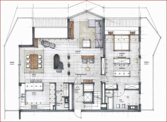 Grundriss 4. Etage