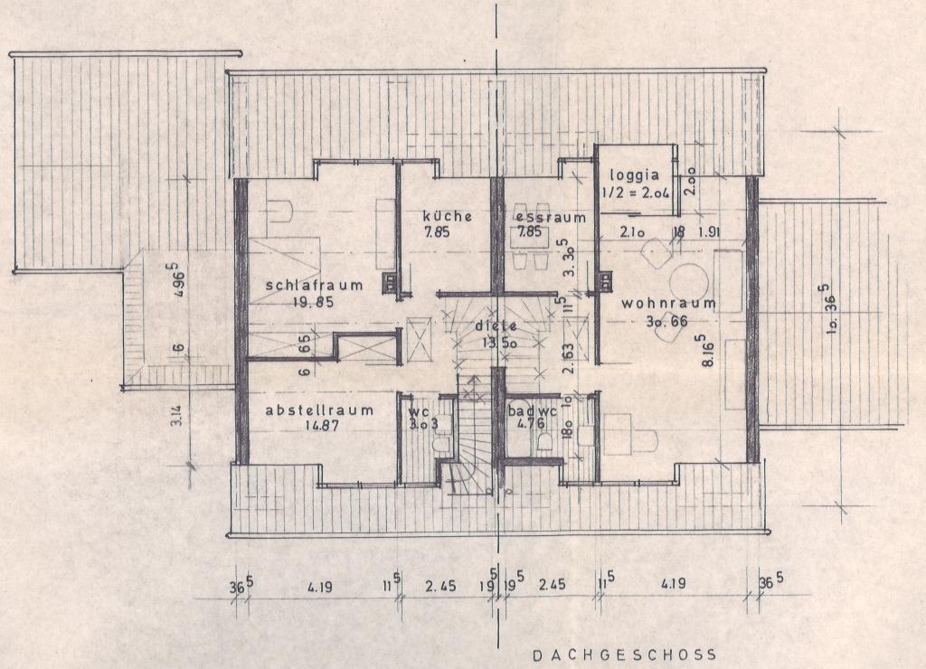 Grundriss 1. Etage