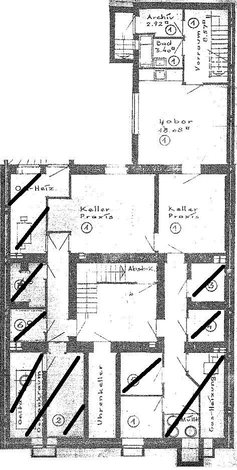 Grundriss-Keller