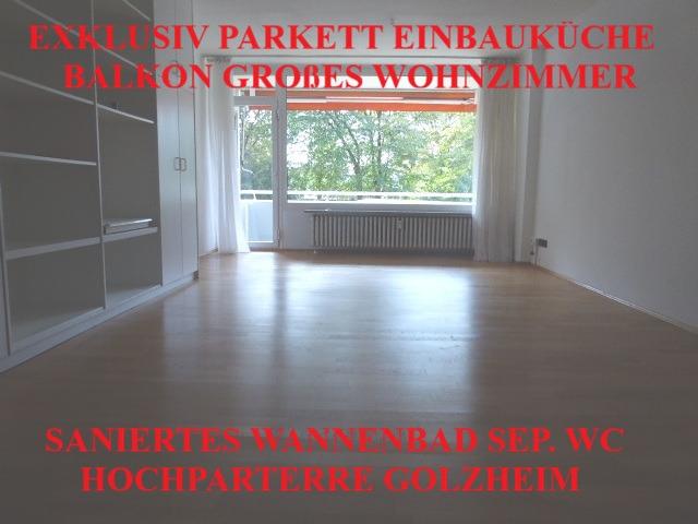 EXKLUSIV PARKETT EINBAUKÜCHE BALKON GROßES WOHNZI. SANIERTES WANNENBAD SEP. WC HOCHPARTERRE GOLZHEIM - Photo 3