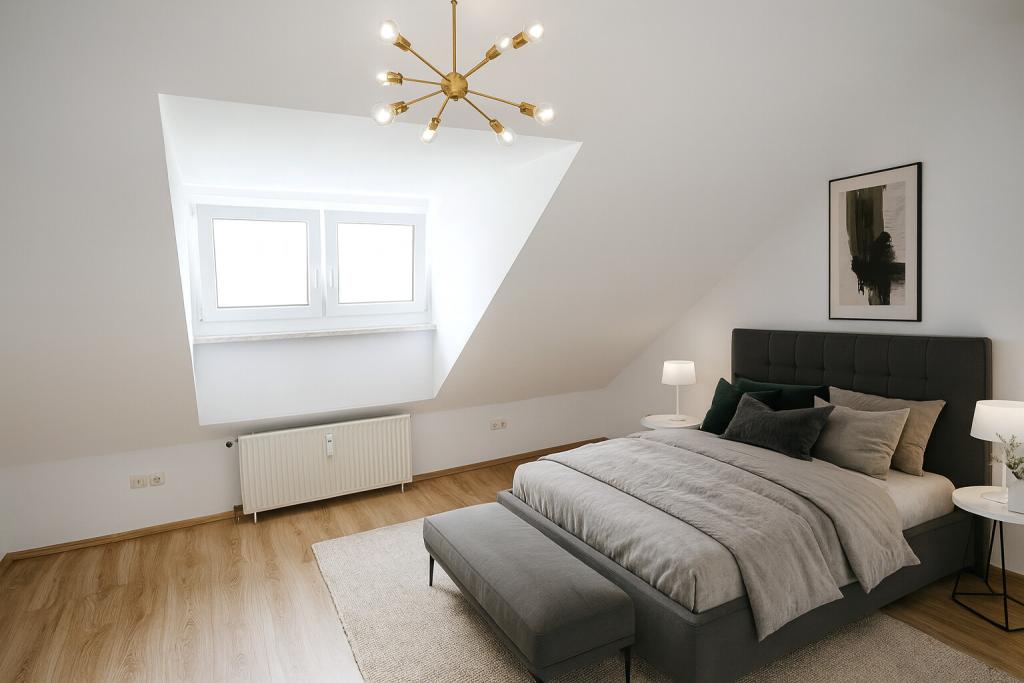 Wohntraum! Stilvolle 2-Zimmer-Dachgeschoss-Wohnung mit 80 qm WFL. Veste-Coburg-Blick! Loft-Charakter - Photo 3