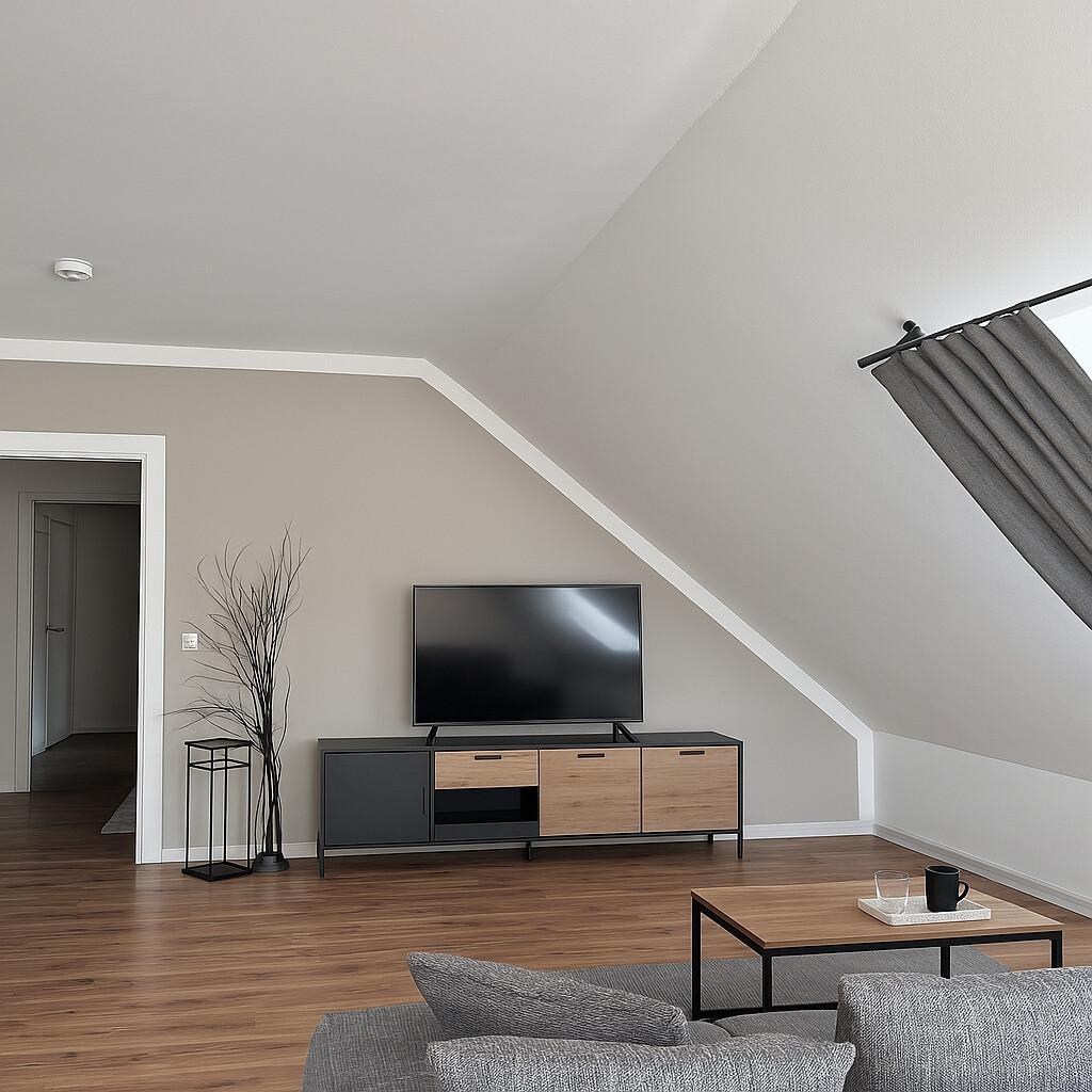 Wohntraum! Stilvolle 2-Zimmer-Dachgeschoss-Wohnung mit 80 qm WFL. Veste-Coburg-Blick! Loft-Charakter - Photo 2