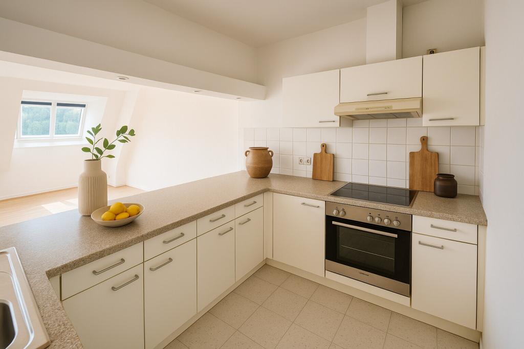 Wohntraum! Stilvolle 2-Zimmer-Dachgeschoss-Wohnung mit 80 qm WFL. Veste-Coburg-Blick! Loft-Charakter - Photo 5