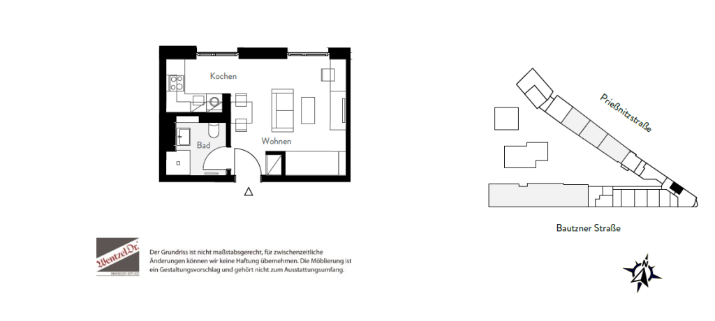 Moderne Singlewohnung in der Prießnitzstraße! - Photo 4