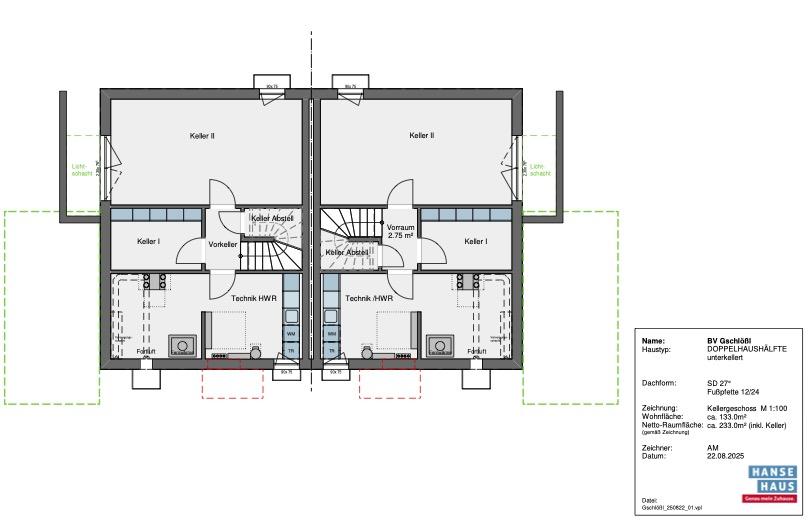 Grundriss UG