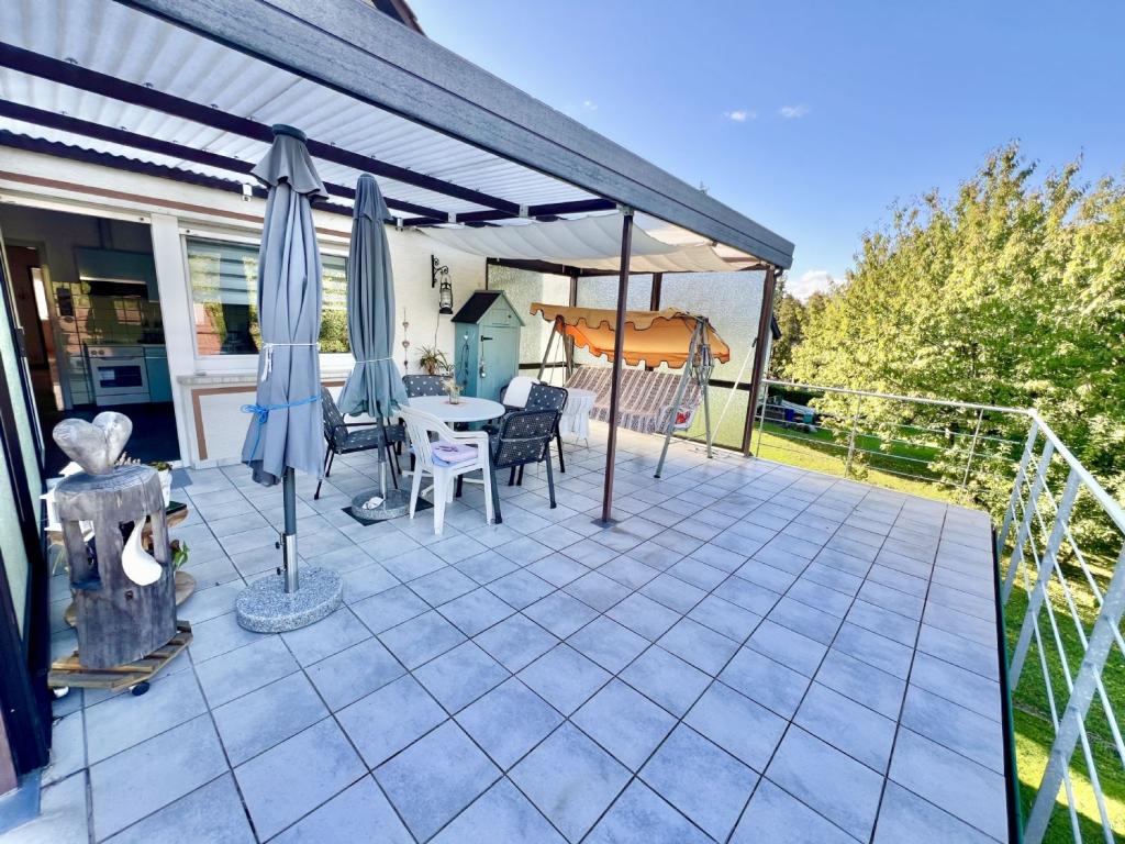 Überdachte Terrasse