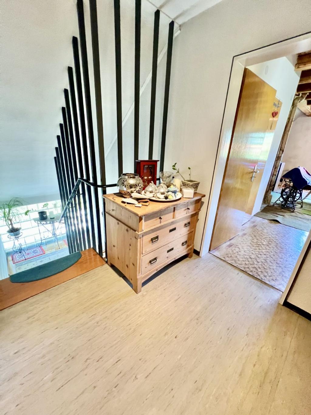 Treppenhaus ins Dachgeschoss
