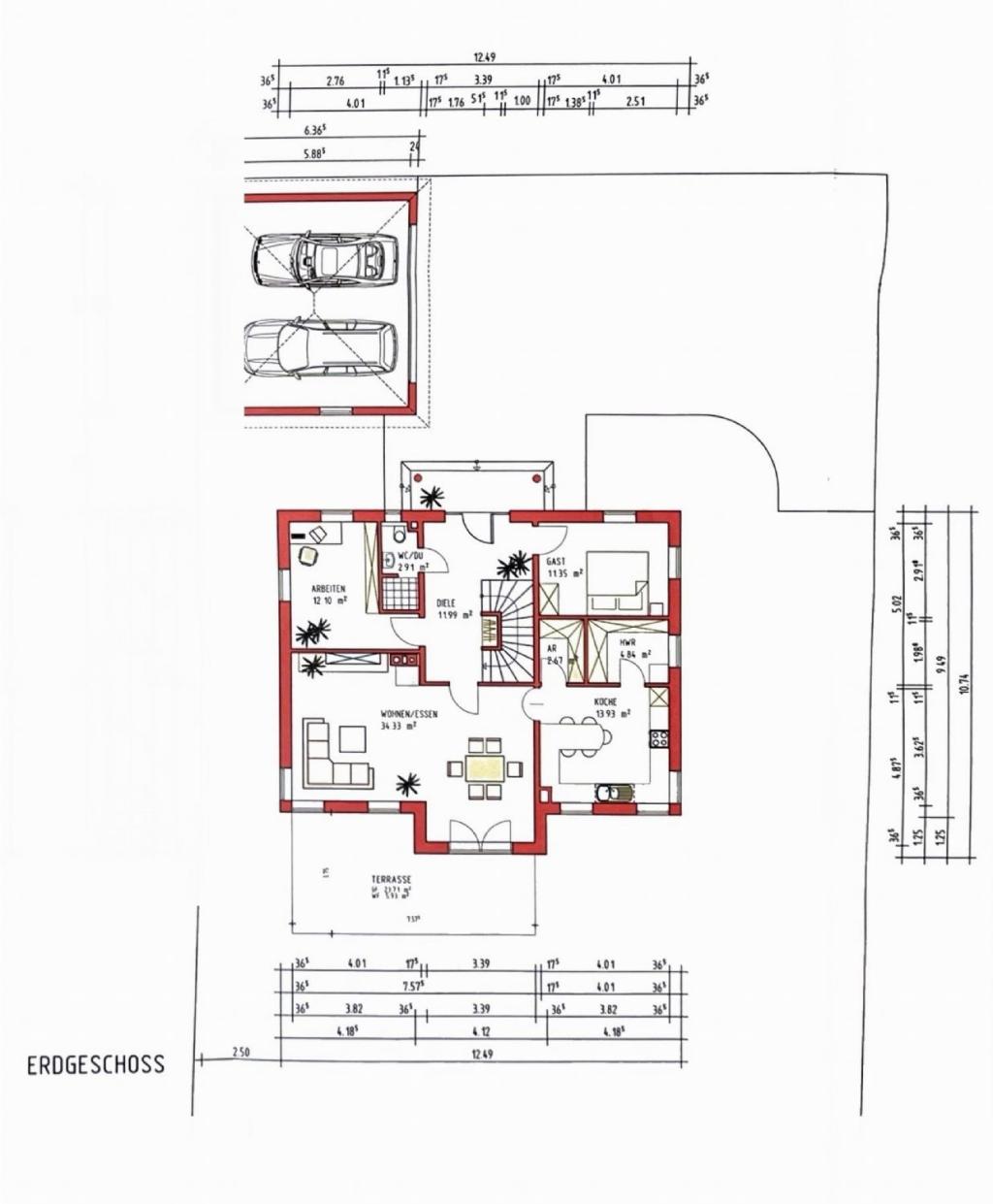 Grundriss Erdgeschoss