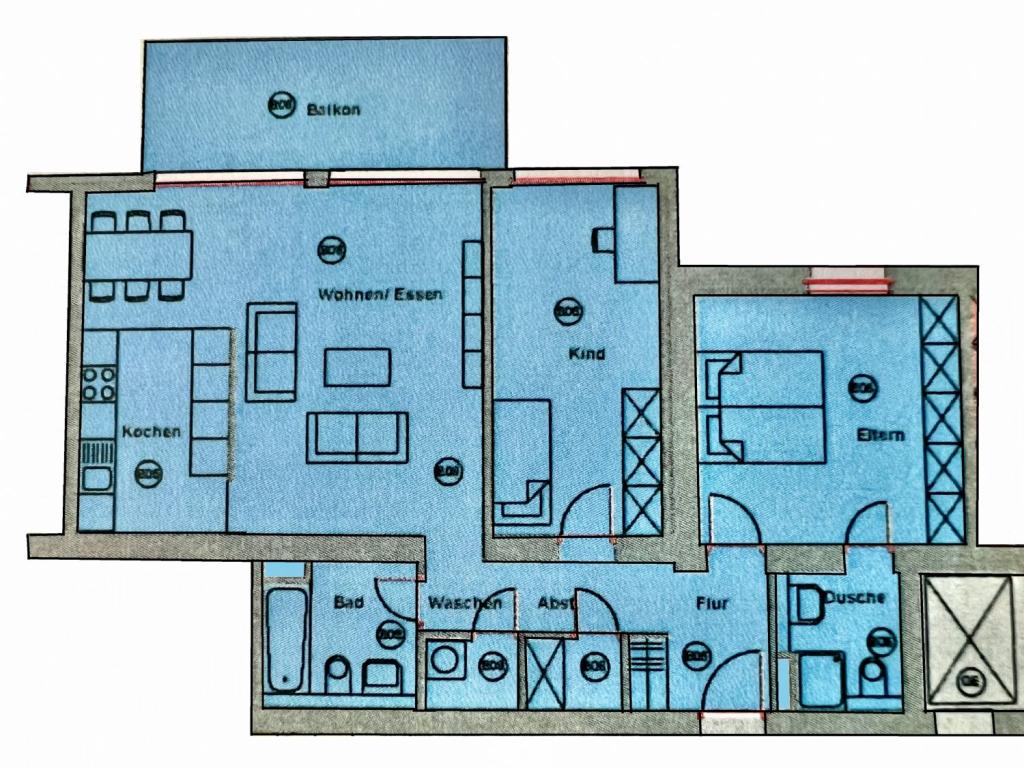 Grundriss ca. 100 m²